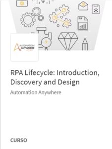 Cursos Integrados – Implementando Automação Robótica de Processos (RPA) com Automação Cognitiva e Analytics